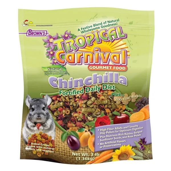 3 Lb F.M. Brown Tropical Carnival Natural Chinchilla - Treat